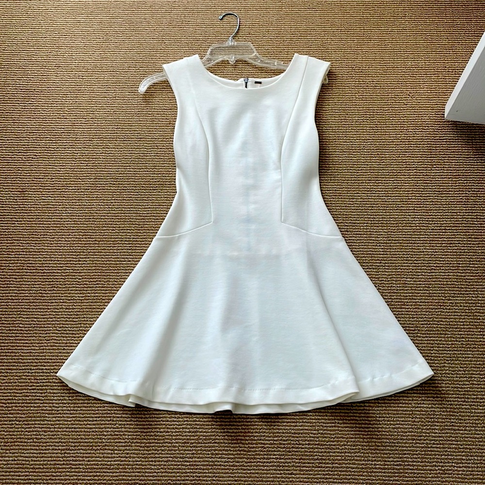 Free people white mini dress